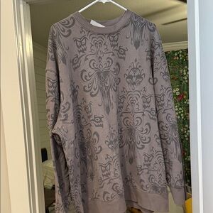 Disney Haunted Mansion Gray Knit Sweater